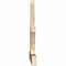 Ekena Millwork Richland Rough Sawn Timber Gable Bracket, Douglas Fir, 60"W x 30"H x 2"D x 4"F, 12/12 Pitch GBW060X30X0204RIC00RDF - alternate 2